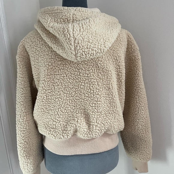 Sherpa Full-zip Hoodie- Sz S - Picture 3 of 6
